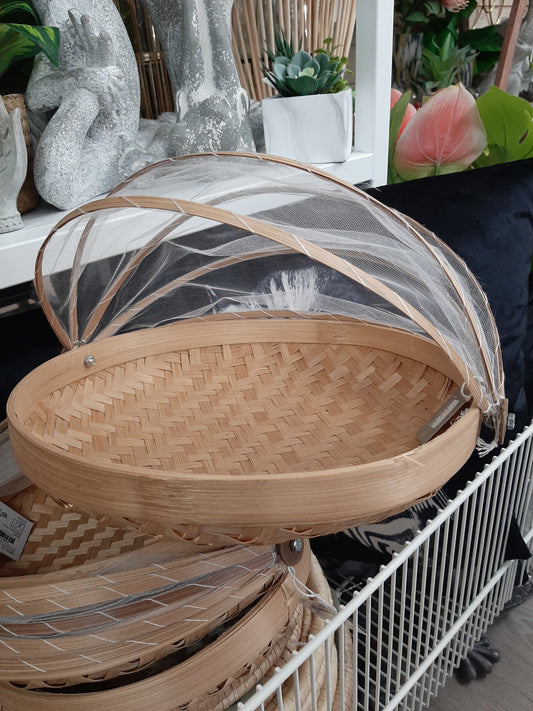 Basket with Fly Cover 31cm