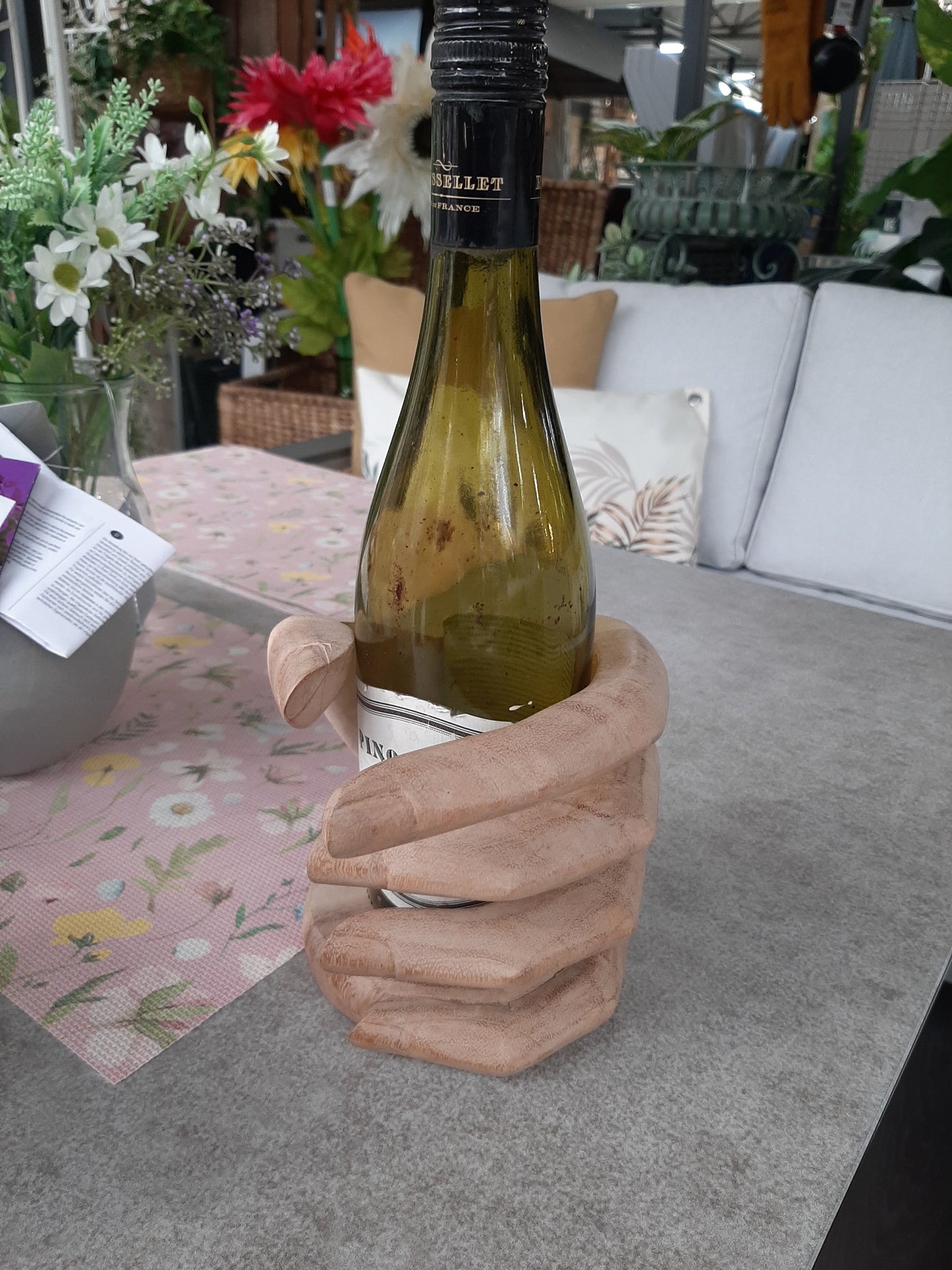 Hand Bottle Holder Centrepiece