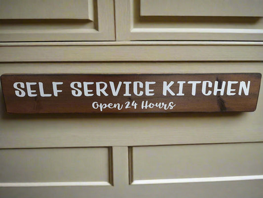 Self Service Kitcken Sign