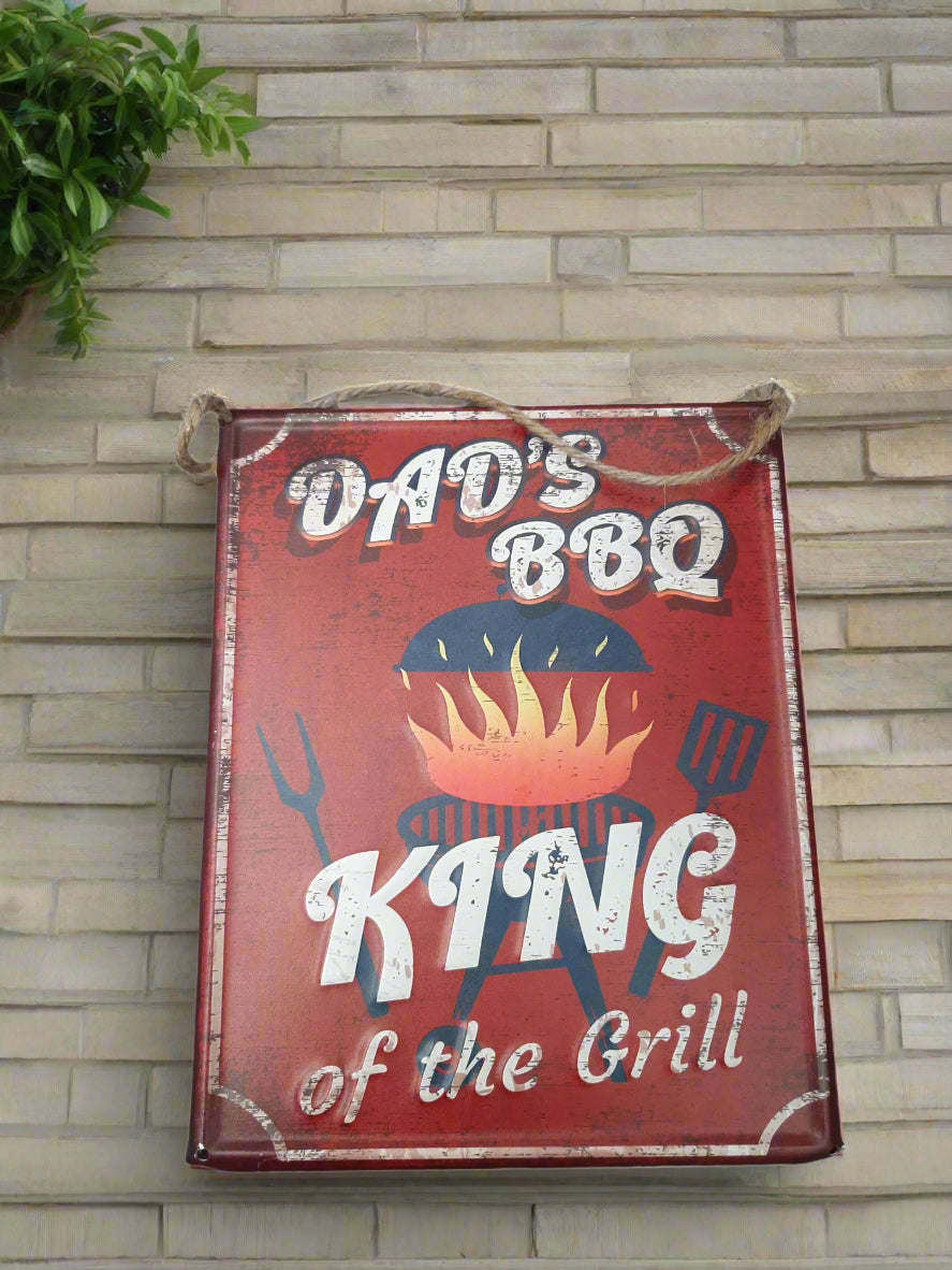 Dads Barbeque Sign