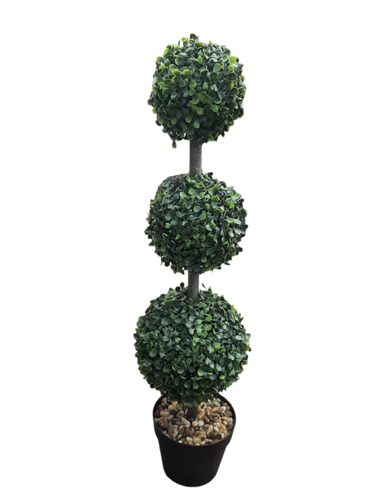 Artifical Trio Topiary Tree 80cm