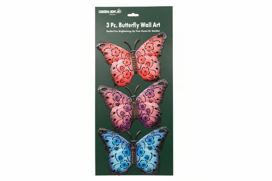 Three Large Butterflies