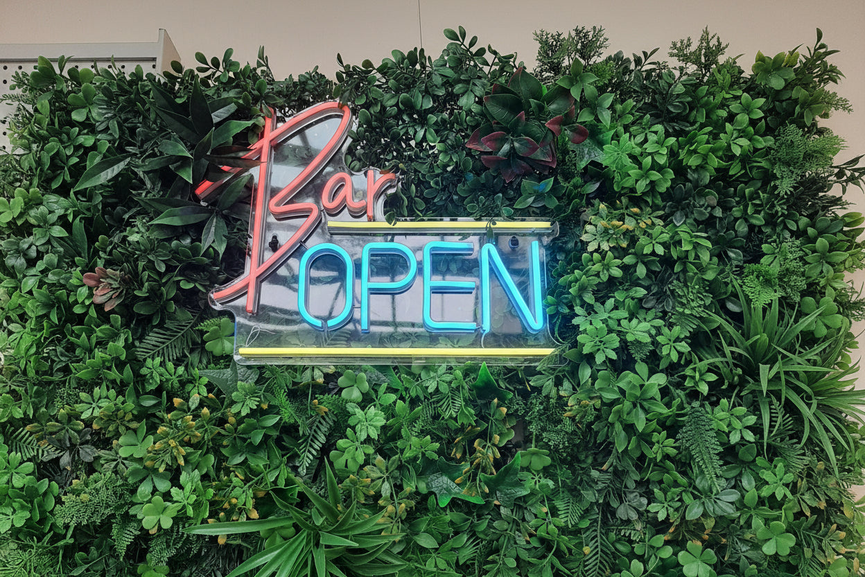 Neon Bar Open Sign