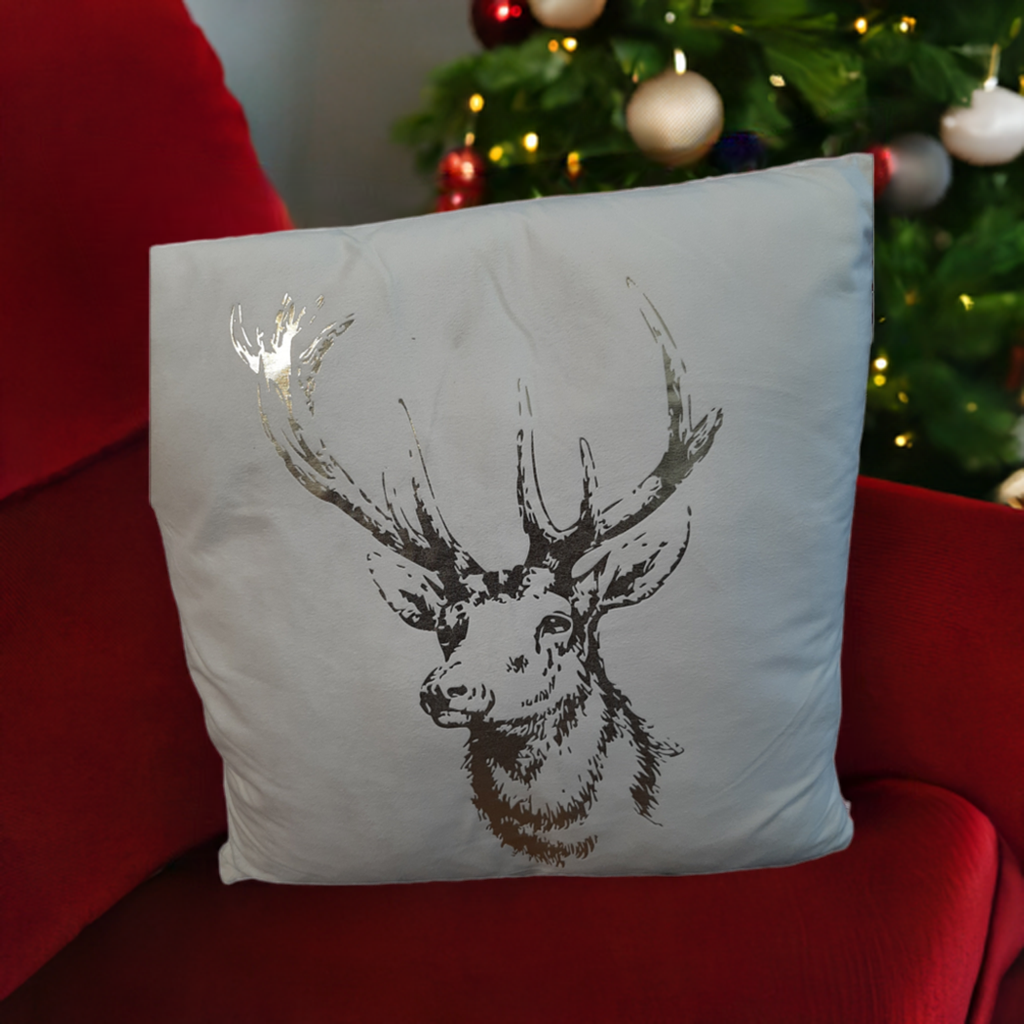 Christmas Cushion Stag